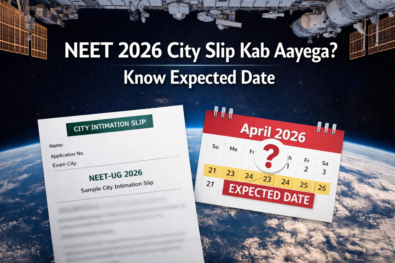 NEET 2026 City Slip Kab Aayega? Know Expected Date